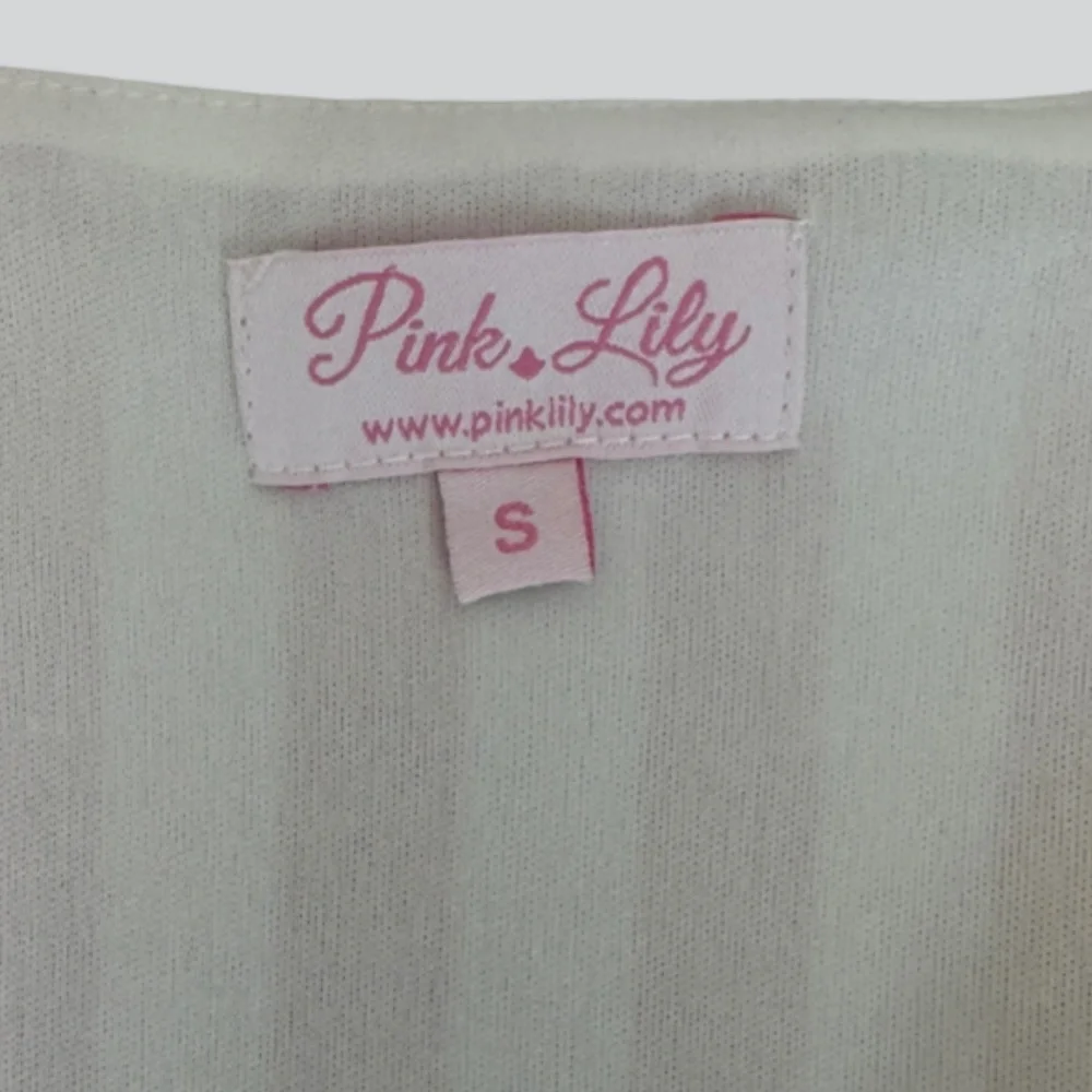 NWOT Pink Lily “Love for a Lifetime” Striped Romper - Picture 3 of 6